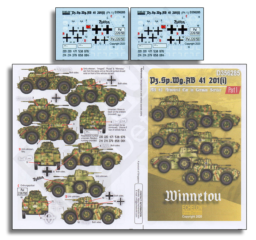 Echelon FD D356285 1:35 Pz.Sp.Wg.AB 41 201