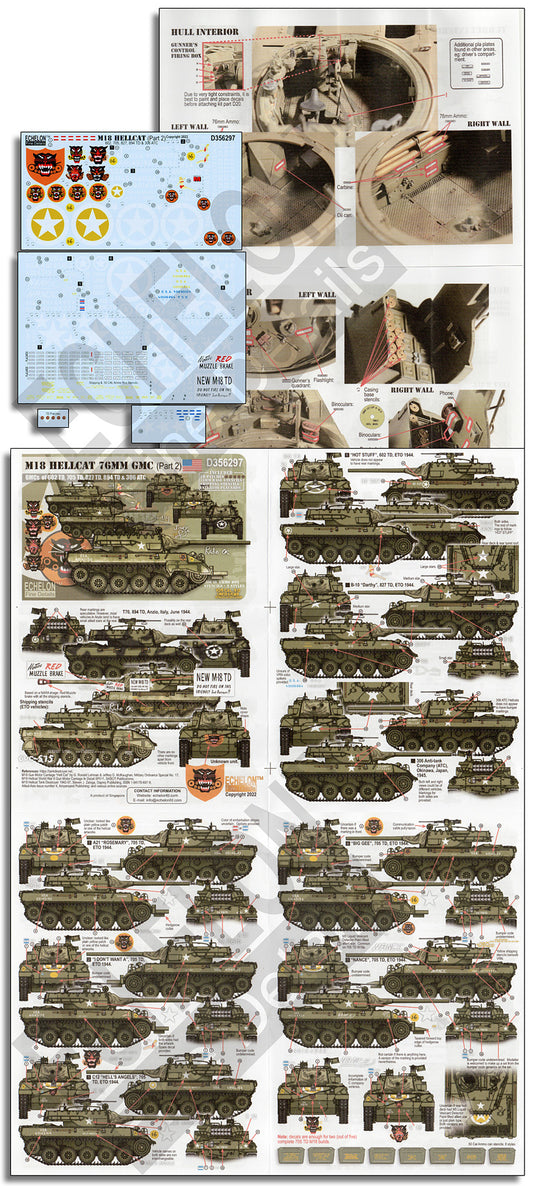 Echelon FD D356297 1:35 M18 Hellcat 76mm GMC