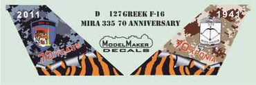 Model Maker D48127 1:48 Greek F-16C Mira 335 NATO Tiger Meet 2018