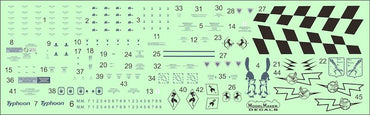 Model Maker Decals D48142 1:48 Apennine Eurofighters Part II