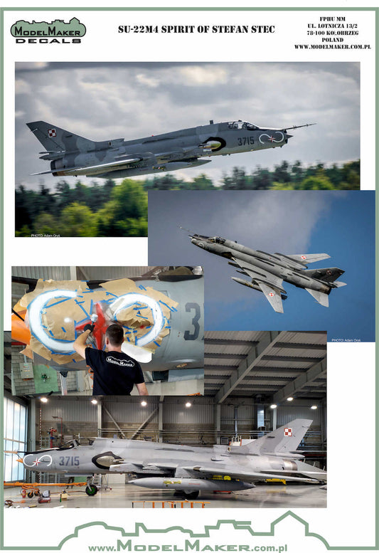 Model Maker Decals D48167 1:48 Sukhoi Su-22M4 Spirit of Stefan Stec