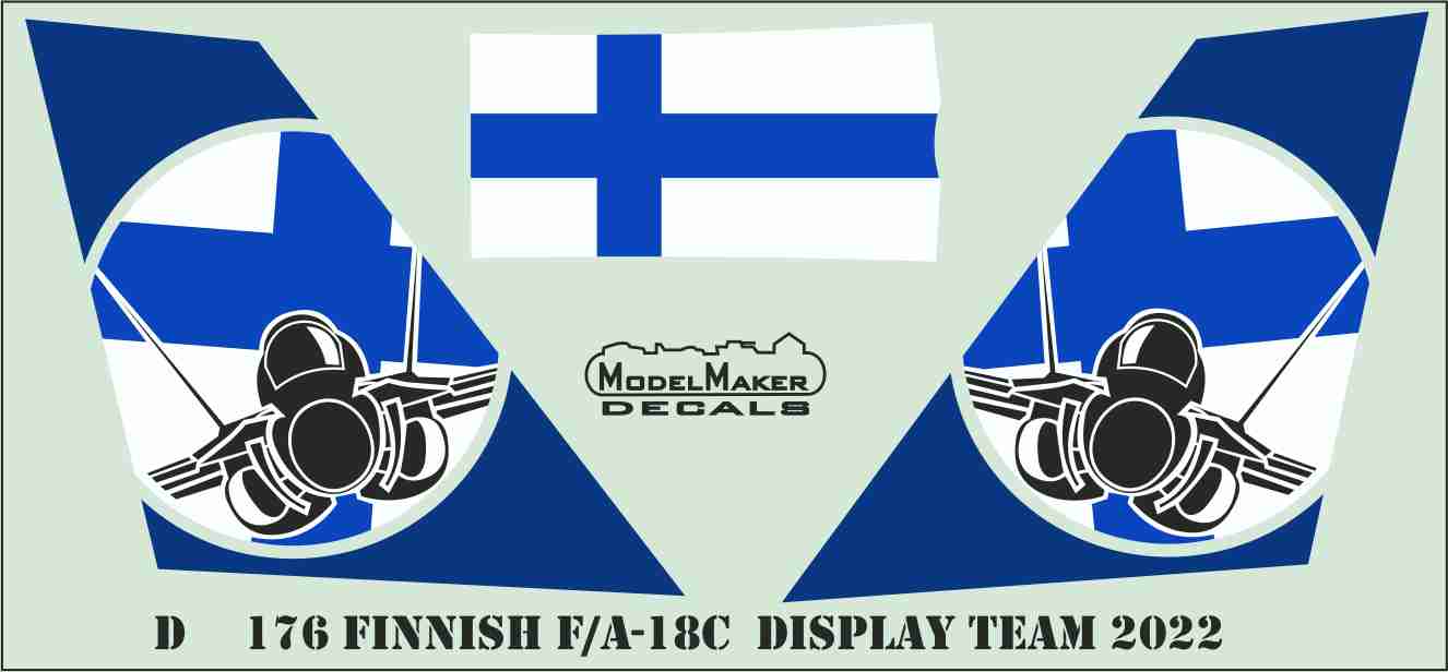 Model Maker Decals D48177 1:48 Finnish F/A-18C Display Team 2022