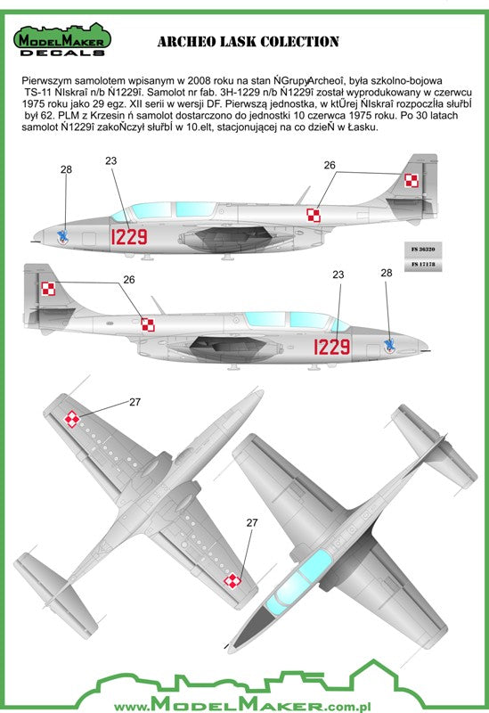 Model Maker Decals D72088 1:72 Archeo Lask Collection