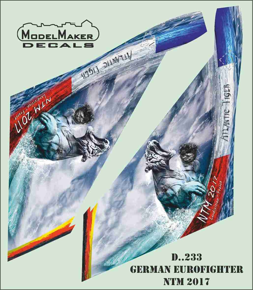 Model Maker Decals D72233 1:72 German Eurofighter ntm 2017