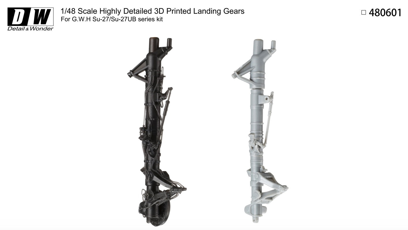 Detail & Wonder DAW480601 1:48 Sukhoi Su-27/Su-27UB landing gear