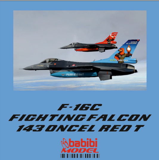 Babibi DBT-01186 1:72 F-16C Red Tail We Train The Falcons