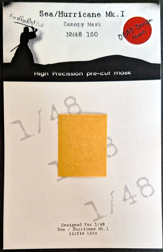 Dead Design Models DDMNM48150 1:48 Hawker Sea Hurricane Mk.I canopy masks