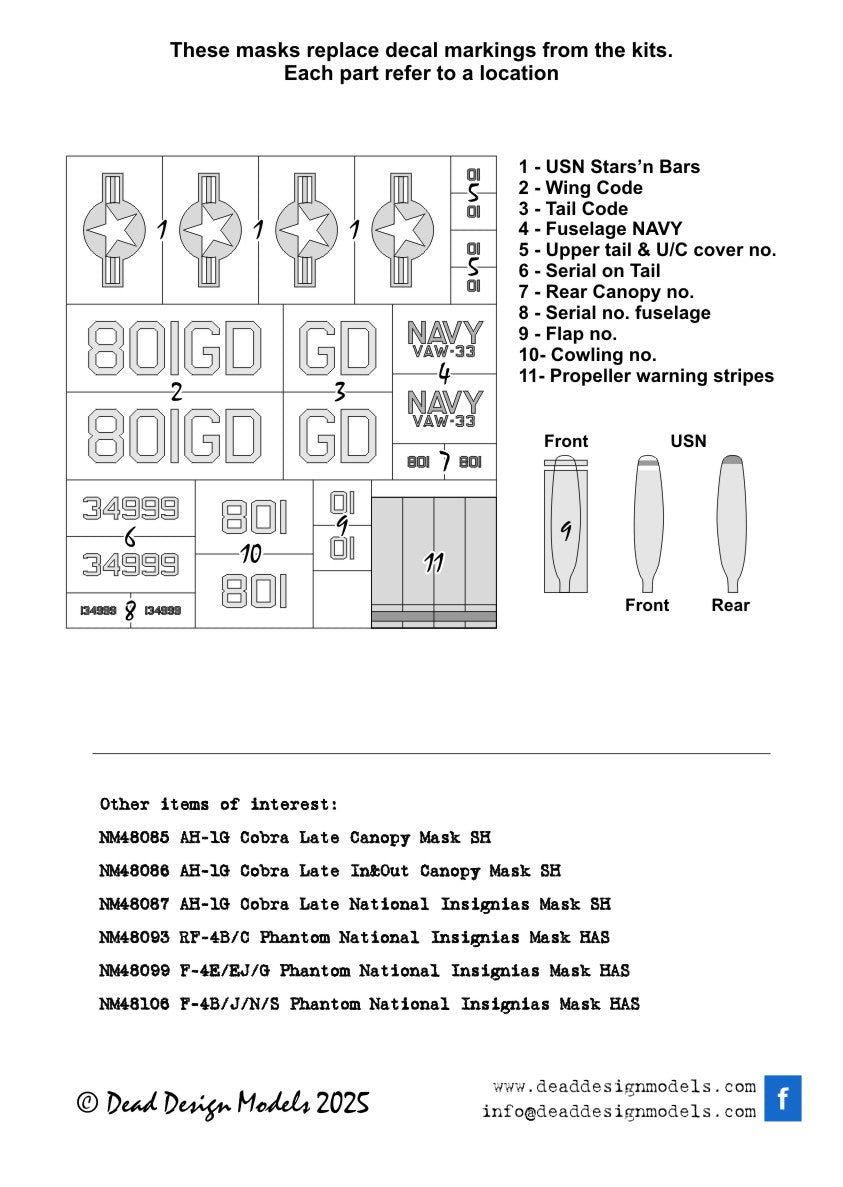 Dead Design Models DDMNM48322 1:48 Douglas A-1E
