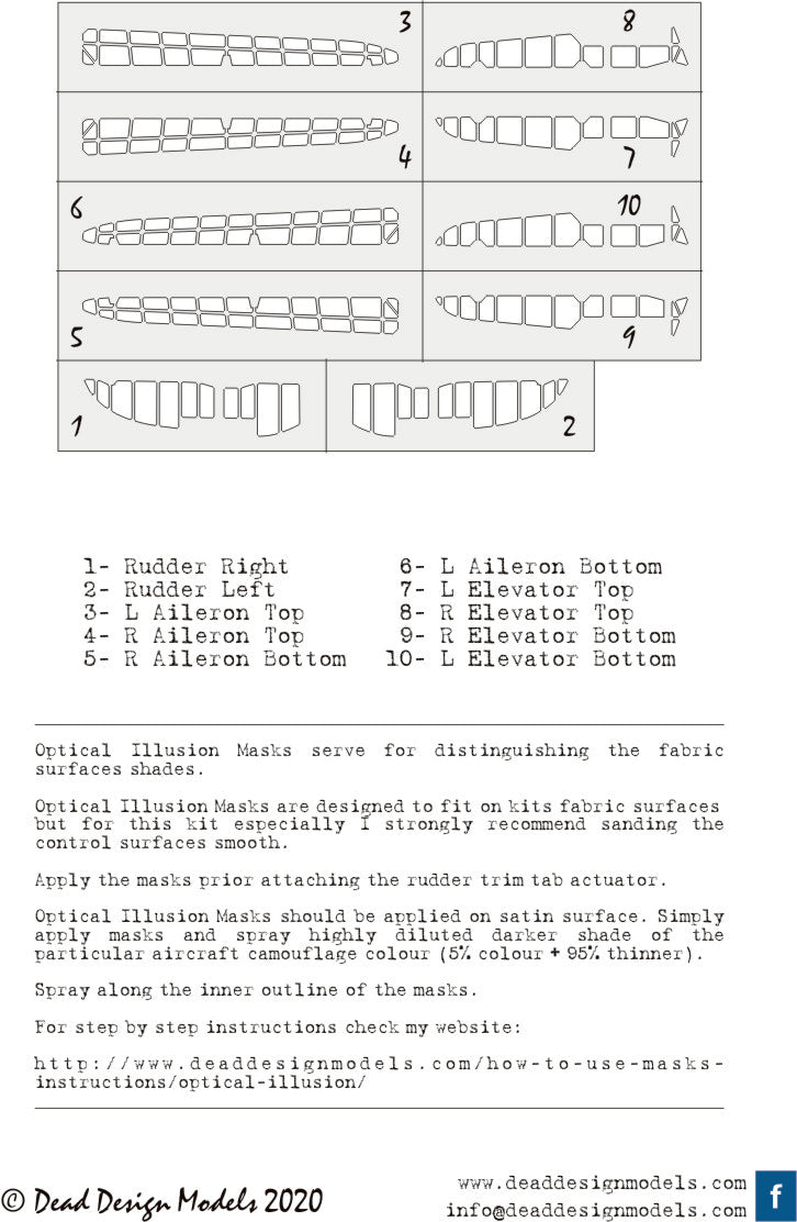Dead Design DDMSM32003 1:32 N1K2-j Shiden KAI 3D Control Surface