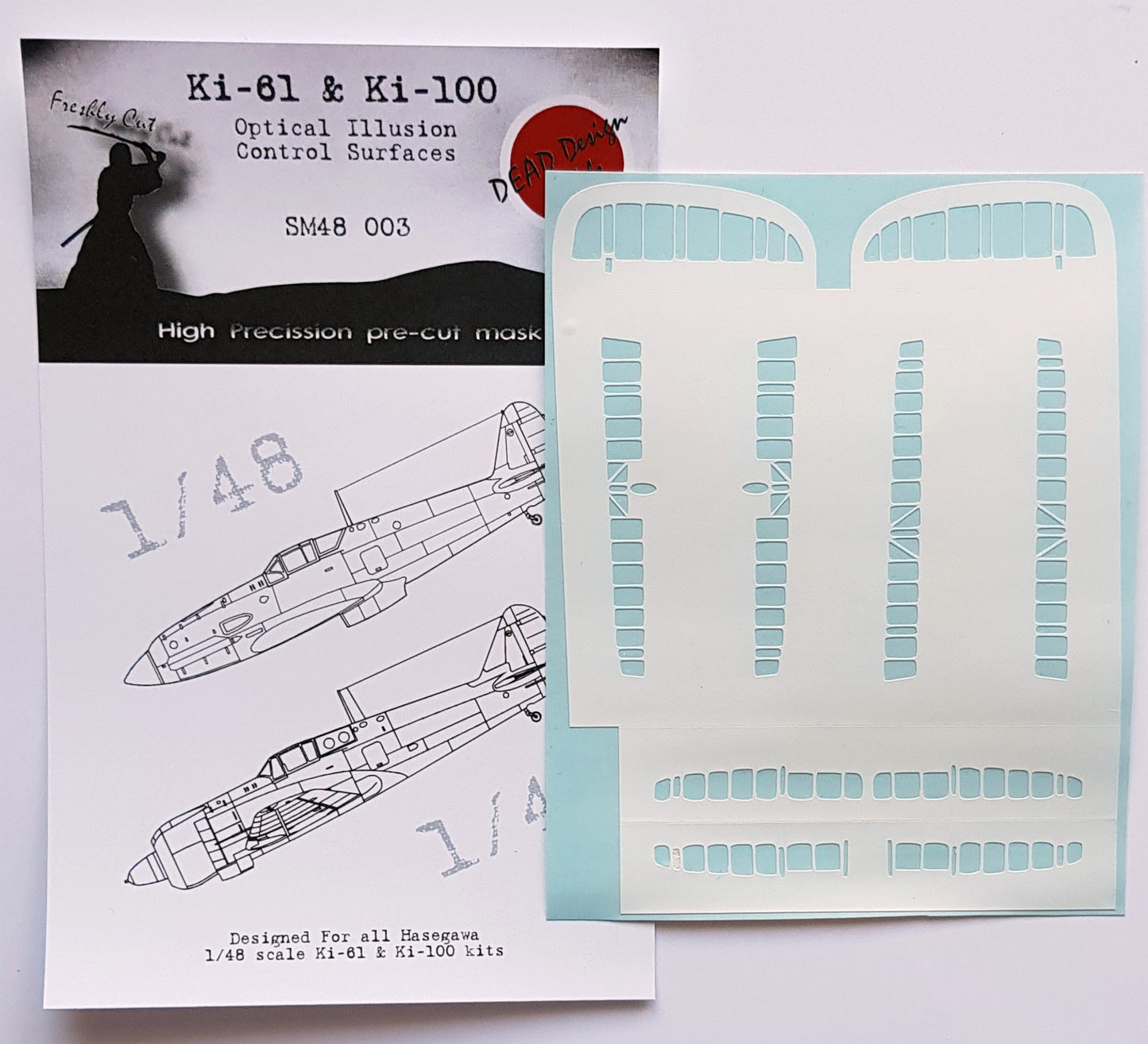 Dead Design DDMSM48003 1:48 Ki-61-Id Hien 3D Effect Control Surface