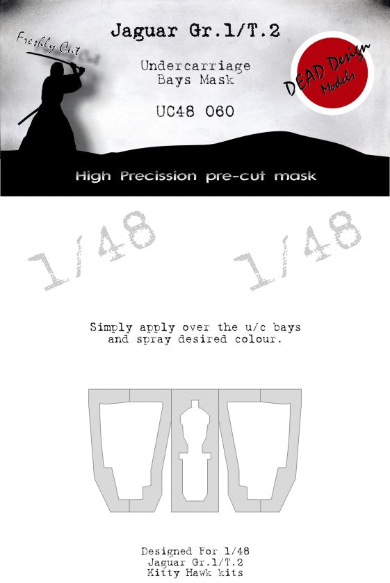 Dead Design DDMUC48060 1:48 Jaguar GR.1/3 Wheel Bay Paint Mask