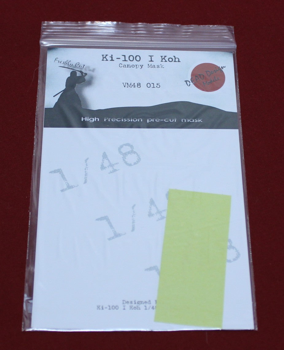 Dead Design DDMVM48015 1:48 Ki-100-I Razorback Canopy Paint Mask