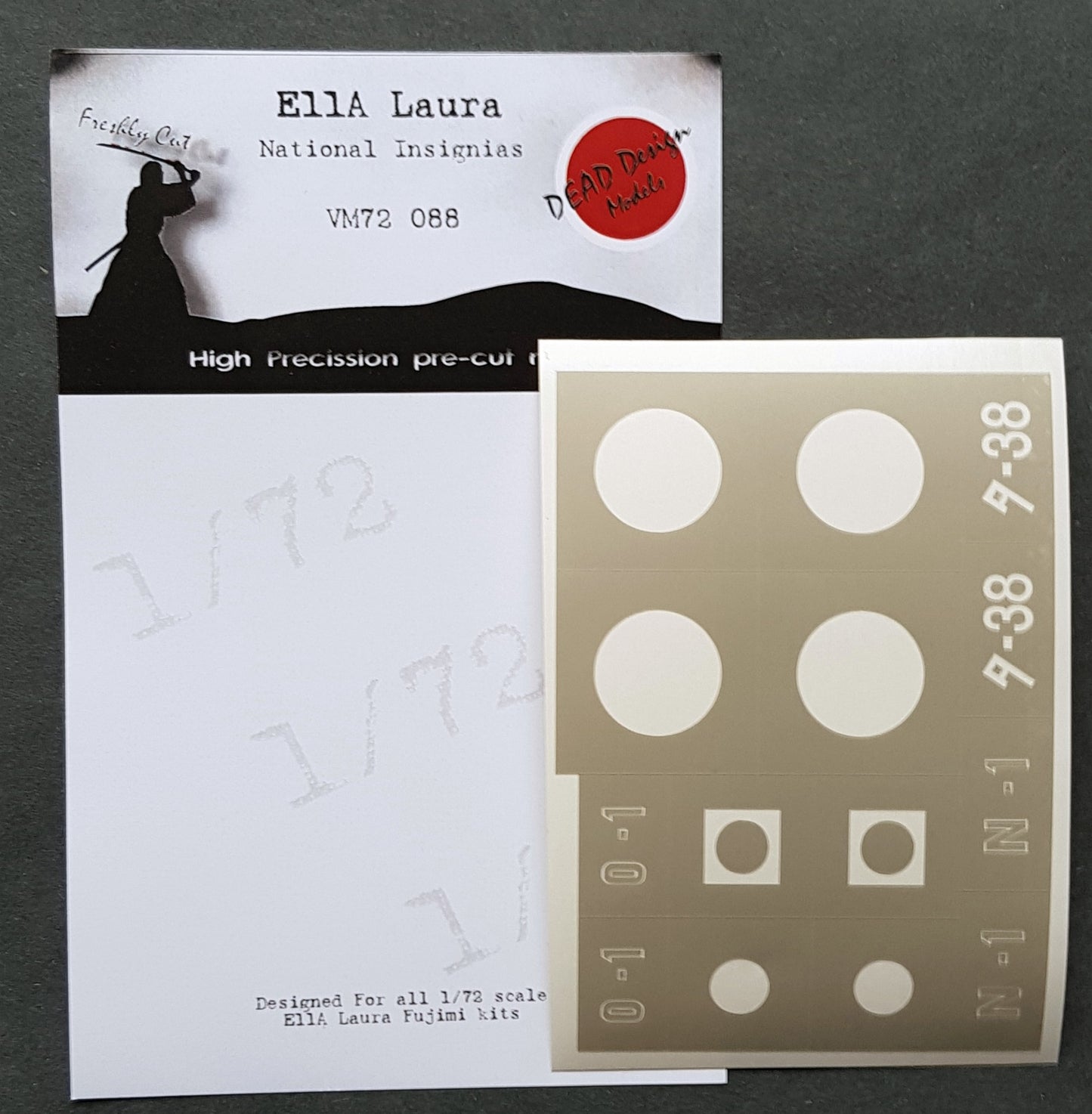 Dead Design Models DDMVM72088 1:72 Aichi E11A Laura National Insignia masks