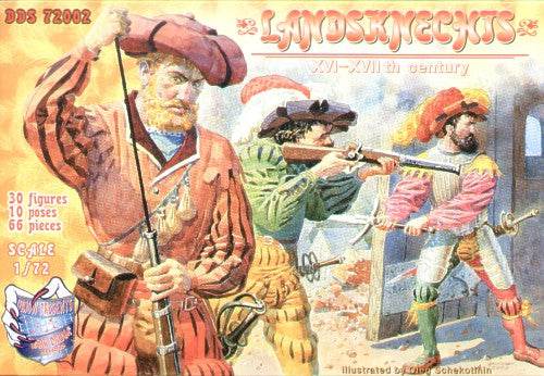 Orion Figures DDS72002 1:72 Landsknechts XVI-XVIIth century Set 1