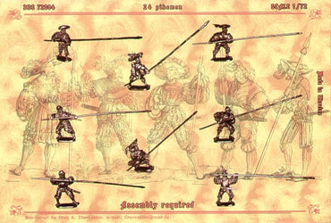 Orion Figures DDS72004 1:72 Landsknechts set 2