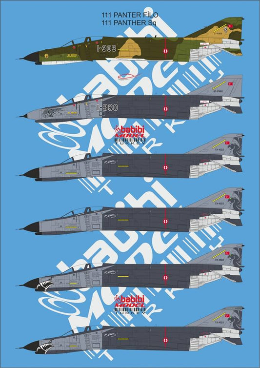 Babibi Models DDT-01013 1:72 TurAF Eski...lehir Famous Phantoms