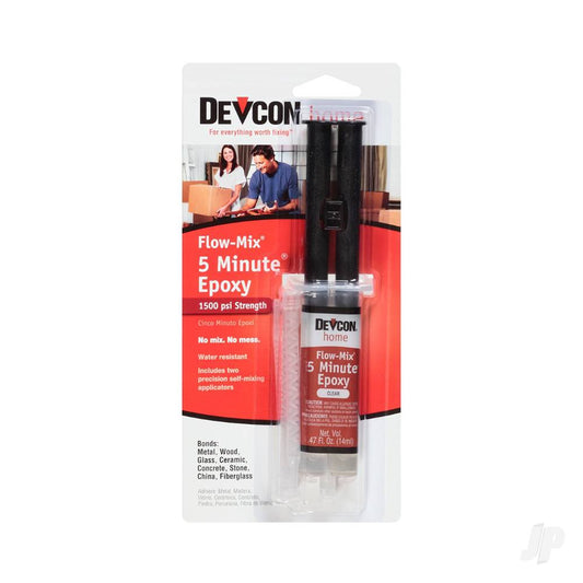 Devcon 5 Minute Epoxy Flow-Mix (14ml Syringe) 20445