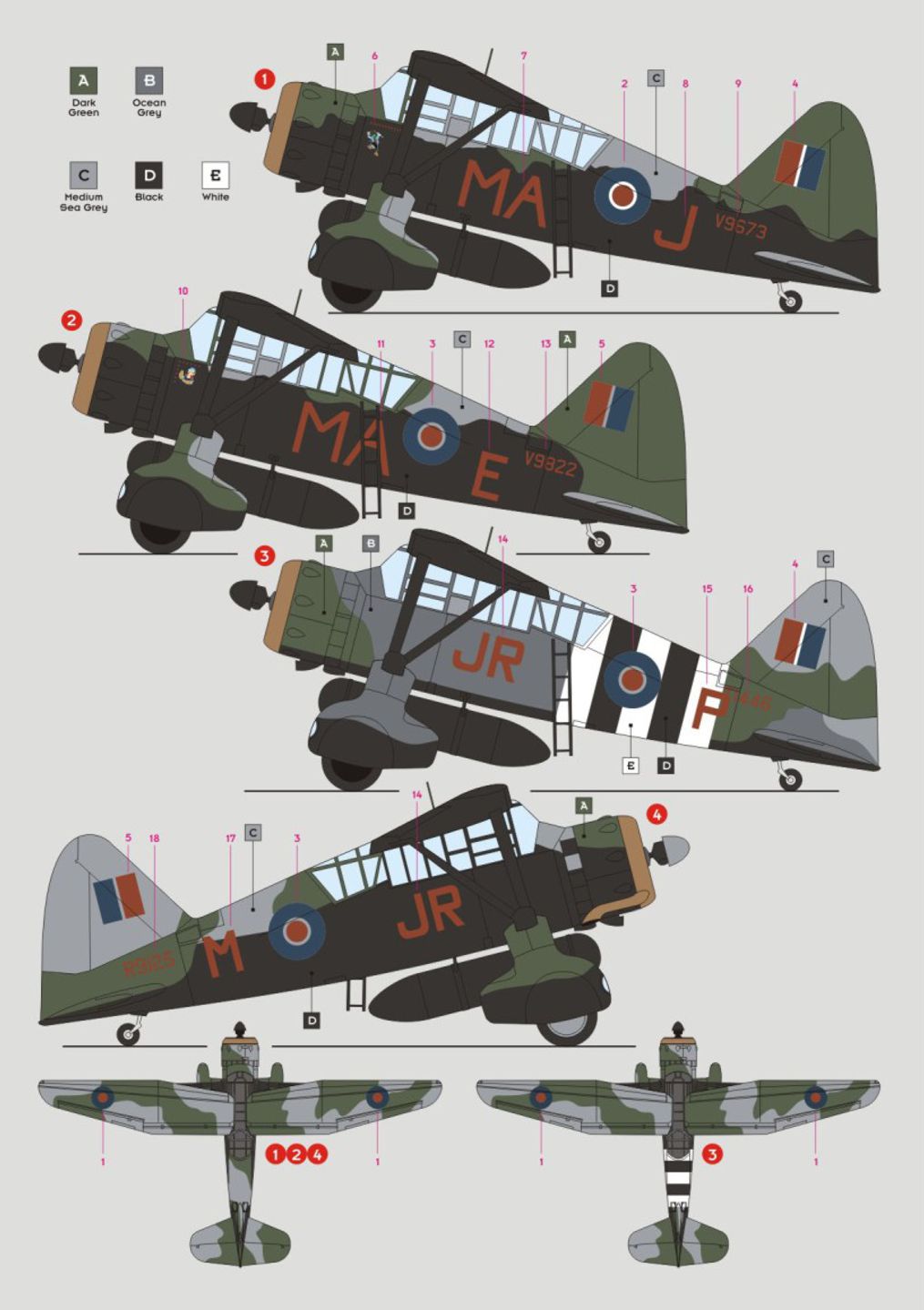 DK Decals DKD32036 1:32 Westland Lysander Mk.III No.161