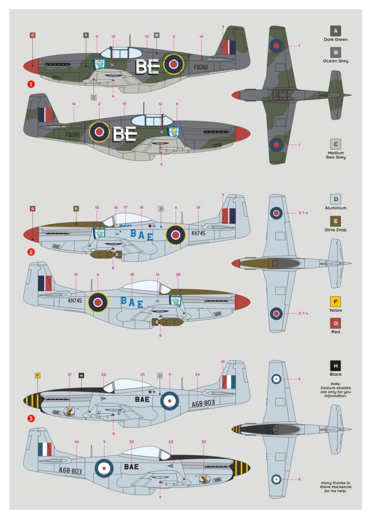 DK Decals DKD48P01 1:48 Brian A