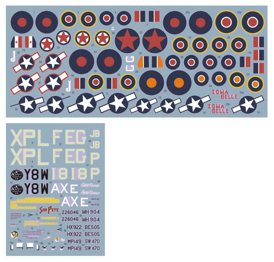 DK Decals DKD72057 1:72 Fighter bombers! Pt.1 1