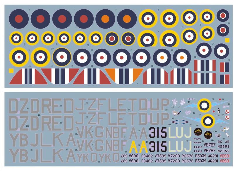 DK Decals DKD72078 1:72 Hawker Hurricane/Sea Hurricane Mk.I, Pt.4 1