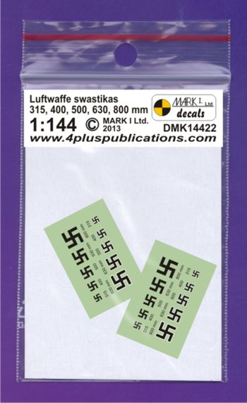 Mark I Decals DMK14422 1:144 Luftwaffe/German Swastikas