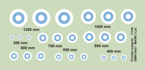 Mark I Decals DMK14431 1:144 Finnish Insignia