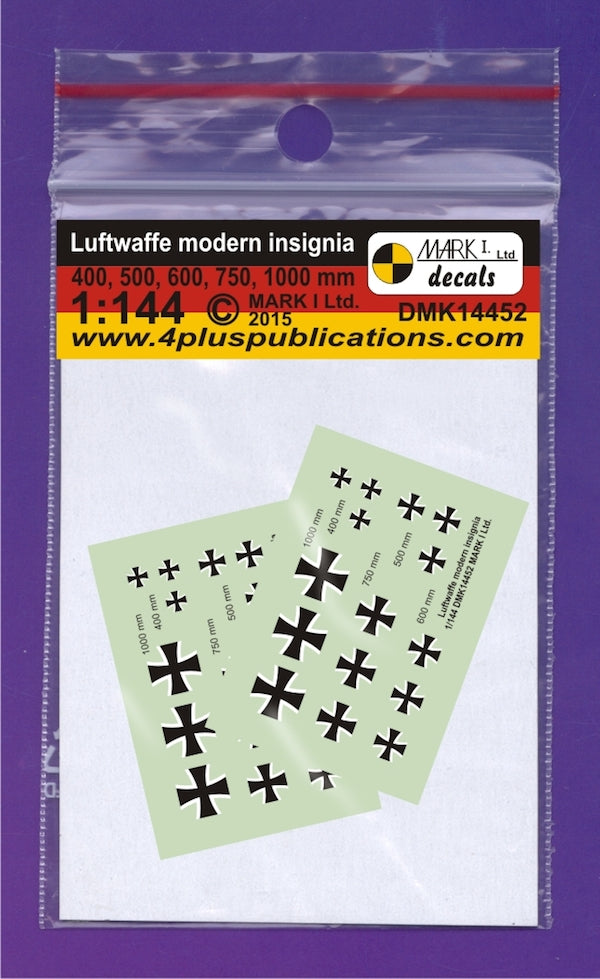 Mark I Decals DMK14452 1:144 Luftwaffe insigna, modern