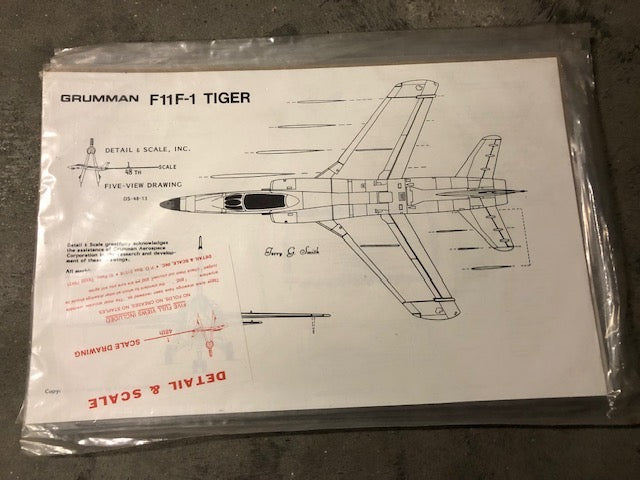 Detail & Scale DSP4813 1:48 Grumman F11F-1 Tiger