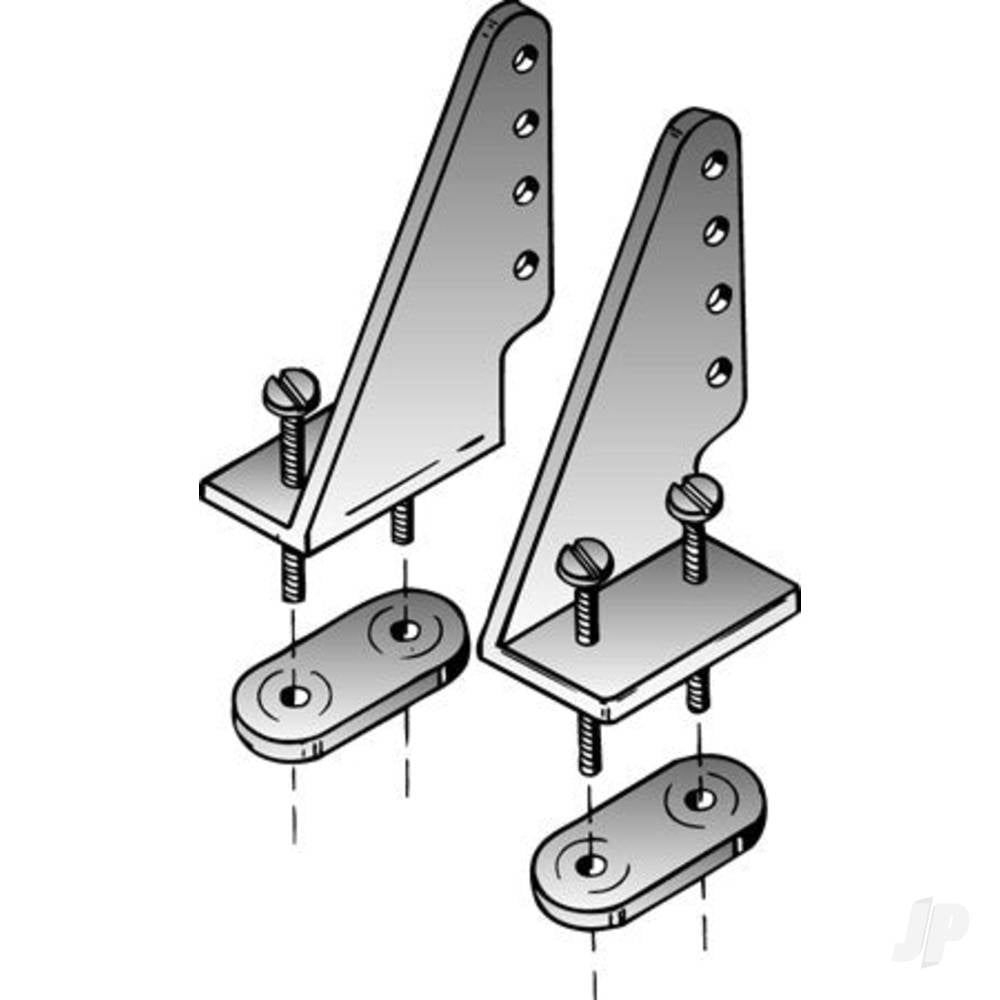 Dubro Nylon Control Horns 1 Left & 1 Right (2 pcs per package) 105
