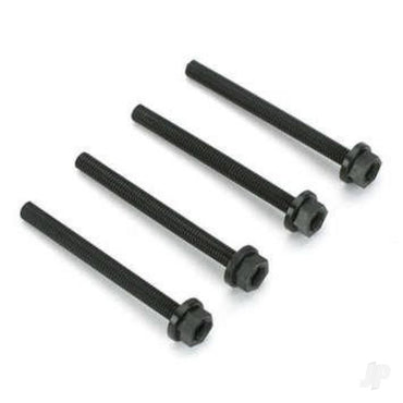 Dubro 1/4-20 x 2in Nylon Wing Bolts (4 pcs per package) 142