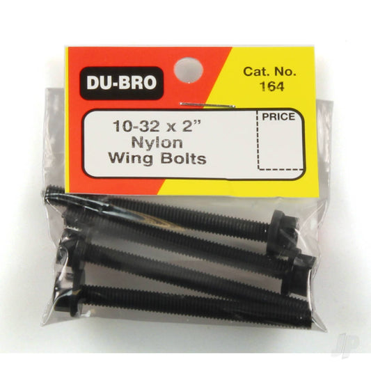 Dubro 10-32 x 2in Nylon Wing Bolts (2 pcs per package) 164