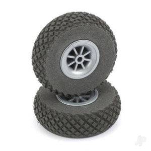 Dubro 2-1/2in Diamond Lite Wheels (64mm) (1 pair per card) 250DL