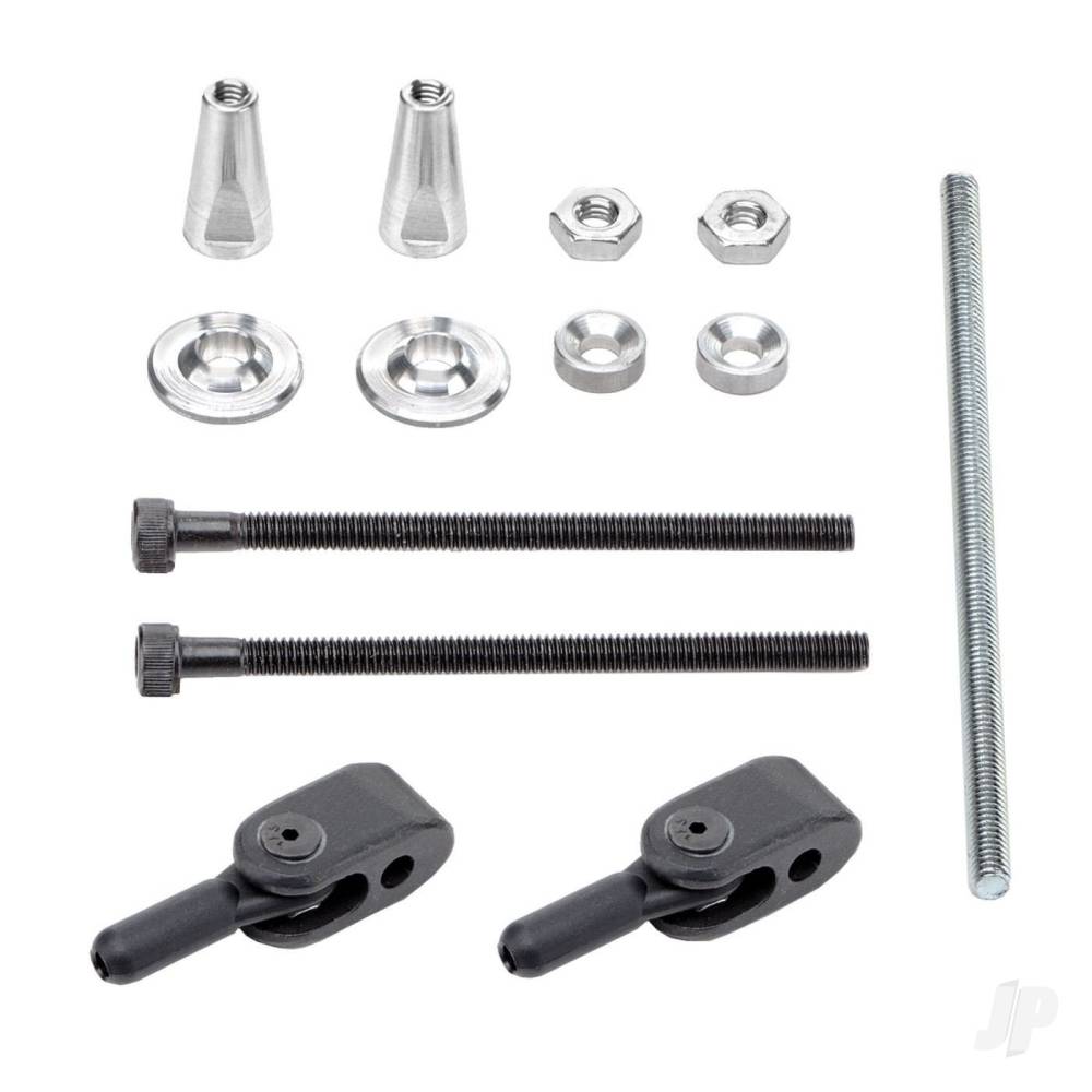 Dubro 10-32 Heavy Duty Clevis Horn System (1 set per package) 3356