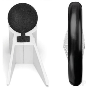 Dubro 1/3 Scale 9.33in diameter Vintage Wheels (1 pair per card) 933V