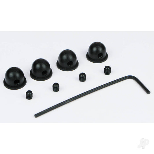 Dubro 1/16in (1.5mm) Micro Wheel Collars (4 pcs per package) 944