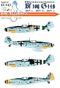 Eagle Cal EAG32043 1:32 Messerschmitt Bf-109G-14