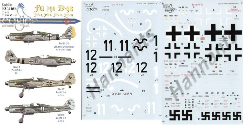 Eagle Cal EAG32060 1:32 Focke-Wulf Fw-190D-9