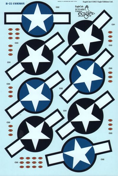 Eagle Cal EAG32146 1:32 North-American B-25H Mitchell