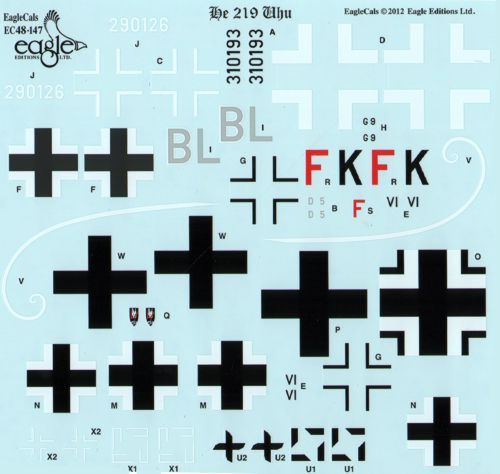 Eagle Cal EAG32147 1:32 Heinkel He-219 Uhu