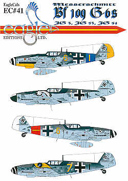 Eagle Cal EAG48041 1:48 Messerschmitt Bf-109G-6