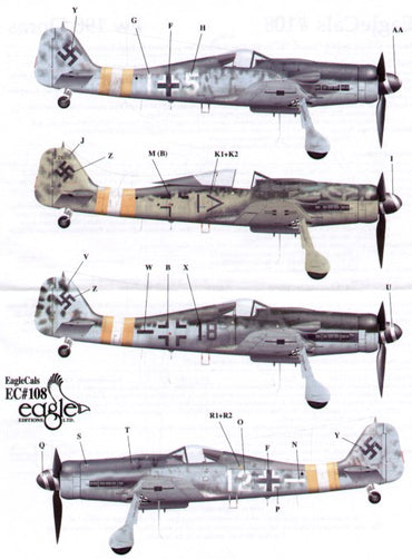Eagle Cal EAG72108 1:72 Focke-Wulf Fw-190D-9 Part 2