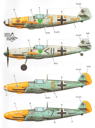 Eagle Cal EAG72135 1:72 Messerschmitt Bf-109F-2