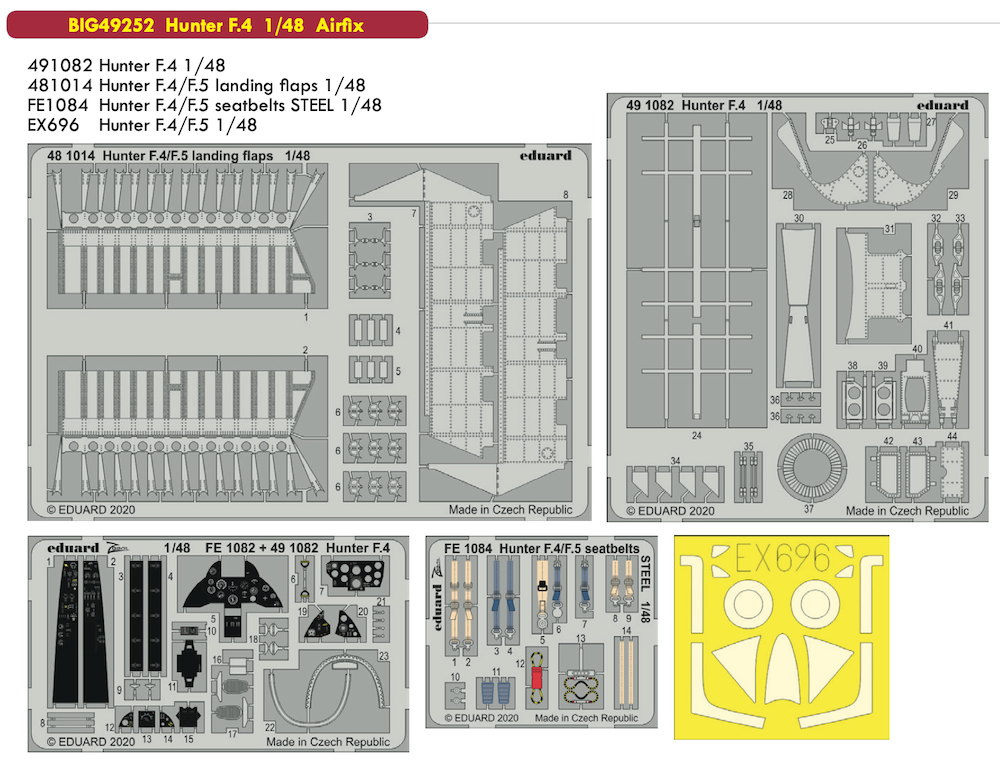 Eduard Big-Ed EBIG49252 1:48 Hawker Hunter F.4