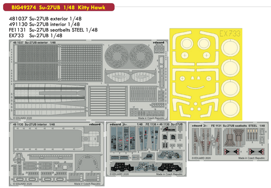 Eduard Big-Ed EBIG49274 1:48 Sukhoi Su-27UB