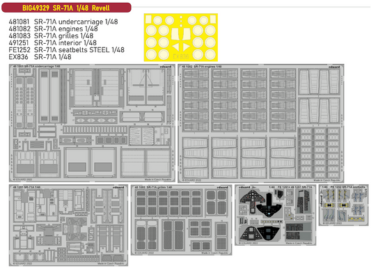 Eduard Big-Ed EBIG49329 1:48 Lockheed SR-71 Blackbird