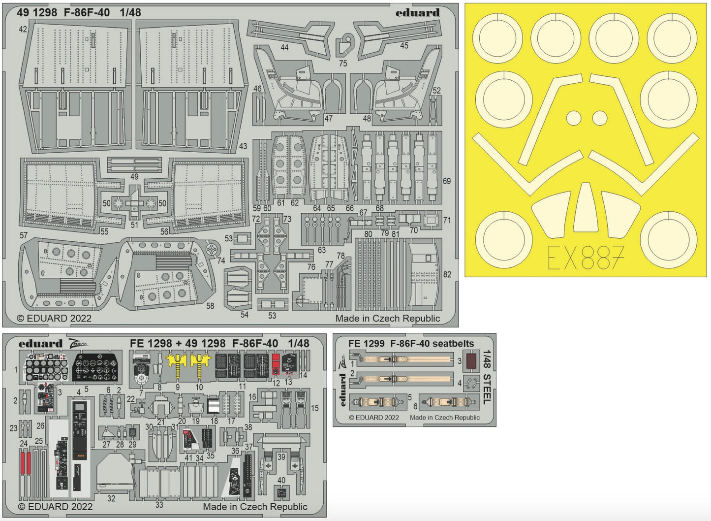 Eduard Big-Ed EBIG49350 1:48 North-American F-86F-40 Sabre