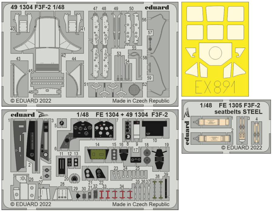Eduard Big-Ed EBIG49352 1:48 Grumman F3F-2