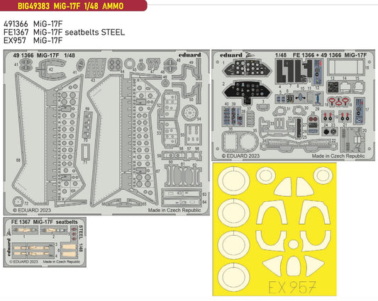 Eduard Big-Ed EBIG49383 1:48 Mikoyan MiG-17F
