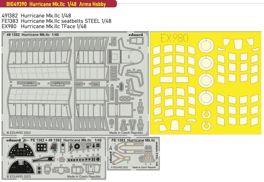Eduard Big-Ed EBIG49390 1:48 Hawker Hurricane Mk.IIc